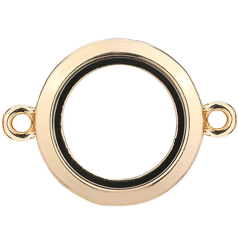 10Pcs 25mm Plain Glass Floating Memory Locket Pendant