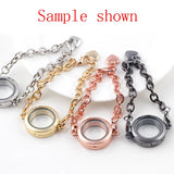 10Pcs 25mm Plain Glass Floating Memory Locket Pendant