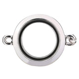 10Pcs 25mm Plain Glass Floating Memory Locket Pendant