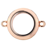 10Pcs 25mm Plain Glass Floating Memory Locket Pendant