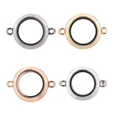 10Pcs 25mm Plain Glass Floating Memory Locket Pendant