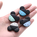 10Pcs Mouse Shape Silicone Beads for Teether DIY Baby Jewelry