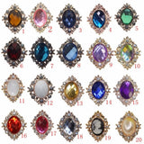 10Pcs 25x32mm Crystal Rhinestone Embellishments DIY Weddings Accessories