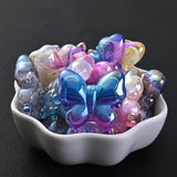 10Pcs Gradient Butterfly Spacer Beads for DIY Jewelry Making