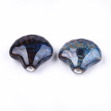 10Pcs Shell Shape Ceramic Beads Porcelain Spacer Bead DIY Jewelry Making