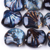 10Pcs Shell Shape Ceramic Beads Porcelain Spacer Bead DIY Jewelry Making