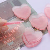 10Pcs Pink Double Heart Charms 3.4*2.9CM DIY Jewelry Accessories