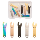 10Pcs Stainless Steel Tools Charms For DIY Jewelry Making