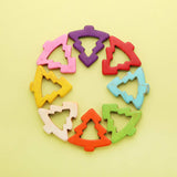 10Pcs Dyed Turquoise Stone Beads, Christmas Tree Stone 4160046