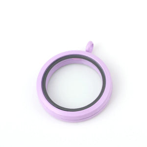 10Pcs 30mm Round Floating Charms Glass Locket Pendant Gift Jewelry