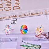 10Pcs 3D Umbrella Resin Charms for DIY Jewelry Making