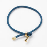 10Pcs 3mm Cotton Cord Bracelet with Slider Rope Bracelets