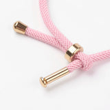 10Pcs 3mm Cotton Cord Bracelet with Slider Rope Bracelets