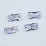 10Pcs Rectangle 5A+ CZ Stone Synthetic Gems for Jewellery