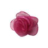 10Pcs 4.5cm Braised Edge Rose Snow Gauze 3D Camellia DIY Wedding Party Decor