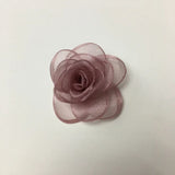 10Pcs 4.5cm Braised Edge Rose Snow Gauze 3D Camellia DIY Wedding Party Decor
