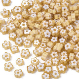 10Pcs 5~7mm Flower Shape Glass Beads for Jewelry Making DIY Bracelets