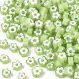 10Pcs 5~7mm Flower Shape Glass Beads for Jewelry Making DIY Bracelets
