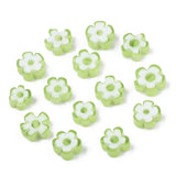 10Pcs 5~7mm Flower Shape Glass Beads for Jewelry Making DIY Bracelets