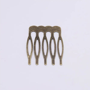 10Pcs Metal Hair Comb Hair Clips Hairpins DIY Jewelry Wedding Hair Supplies