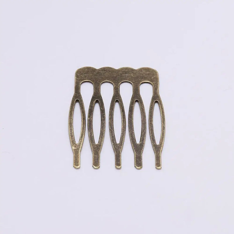 10Pcs Metal Hair Comb Hair Clips Hairpins DIY Jewelry Wedding Hair Supplies