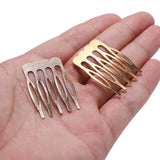 10Pcs Metal Hair Comb Hair Clips Hairpins DIY Jewelry Wedding Hair Supplies
