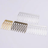 10Pcs Metal Hair Comb Hair Clips Hairpins DIY Jewelry Wedding Hair Supplies