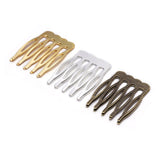 10Pcs Metal Hair Comb Hair Clips Hairpins DIY Jewelry Wedding Hair Supplies
