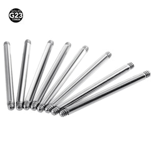 Titanium Straight Barbell Piercing Earring Tongue Ring Replacement Accessories