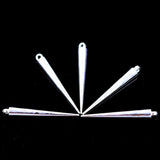 10Pcs/50Pcs Acrylic Studs Spikes Cone Tear Pendant Earring Rivet Punk Charms