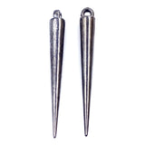 10Pcs/50Pcs Acrylic Studs Spikes Cone Tear Pendant Earring Rivet Punk Charms