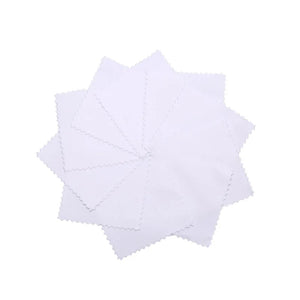 10Pcs/50pcs Sterling Silver Cleaning Cloth Polishing Cloth for Silver Jewelry