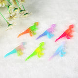 10Pcs Dinosaur Charms Flatback Resin Cabochons Diy Making Parts