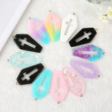10Pcs Coffin Planchette Charms Punk Flatback Board for Jewelry DIY Making