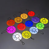 10Pcs Sun Safety Reflective Keychain Bag Jewelry High Visibility