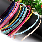 10Pcs Satin Covered Ribbon Headbands for Girls Women Hair Accessories