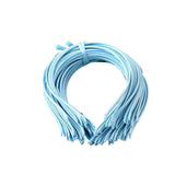10Pcs Satin Covered Ribbon Headbands for Girls Women Hair Accessories