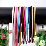 10Pcs Satin Covered Ribbon Headbands for Girls Women Hair Accessories