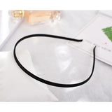 10Pcs 5mm Satin Jewelry Headbands Colorful Girls Ribbon Hairband
