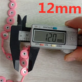 10Pcs Pink Evil Eye Shell Beads DIY Jewelry Accessories