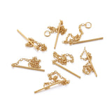 10Pcs Stainless Steel Tassel Chain Drop Earrings DIY Jewelry