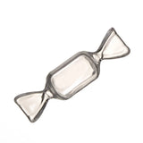 10Pcs Jewelry Candy Little Box 8*2.2CM Pink Yellow Transparent Plastic Packaging