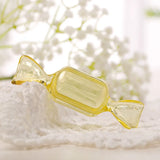 10Pcs Jewelry Candy Little Box 8*2.2CM Pink Yellow Transparent Plastic Packaging