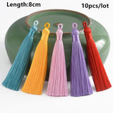 10Pcs Colorful Tassel Earring Charms DIY Jewelry Findings