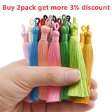 10Pcs Colorful Tassel Earring Charms DIY Jewelry Findings