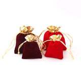 10Pcs 9*12cm Velvet Bags Drawstring Gift Bags For Jewelry