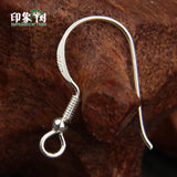 10Pcs 925 Sterling Silver Earring Hooks Leverback Earwire Components