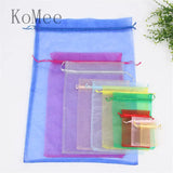 10Pcs Organza Gift Bag Jewelry Pouch Candy Packing Bags
