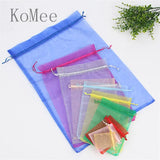 10Pcs Organza Gift Bag Jewelry Pouch Candy Packing Bags