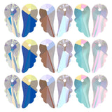 10Pcs 9x20mm Crystal Wing Charms Angel Wing Pendants Beads for Jewelry Making
